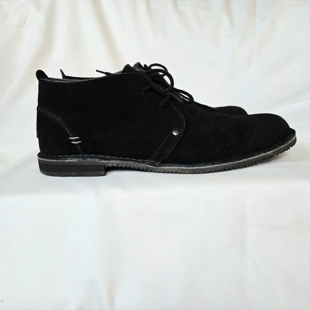 Rocket Dog Men's Y2K Black Esquire Classic Business‎ Casual Chukka Boots 13 Vtg